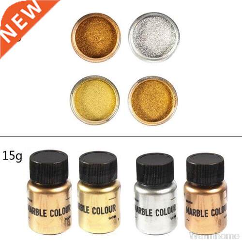 4 Colors Epo Resin Colorant Glitter Marble Metallic Pigmen