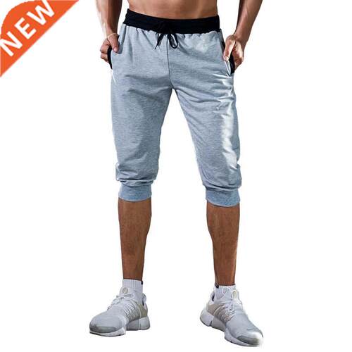 New Jogging Pants Men Sport Cropped trousers Running Pants