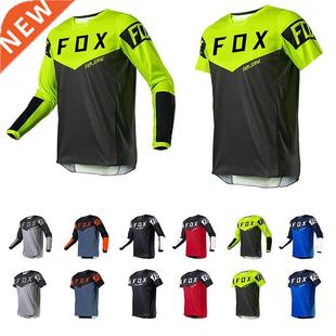 2021 Men's Downhill Jerseys Long+Short Raudax Fox Mo