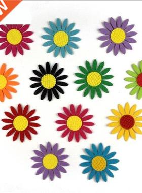 Mix Color 6pc Sun Flower Felt Fabric Cloth Material