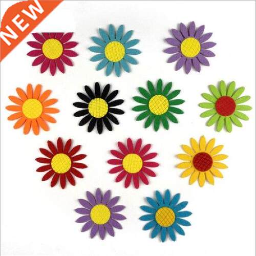 Mix Color 6pc Sun Flower Felt Fabric Cloth Material