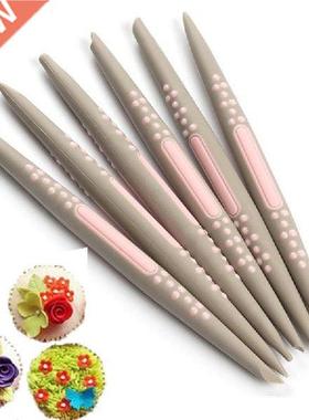 6Pcs/set Soft Tip Carving Molding Pen Cupcake Decoration
