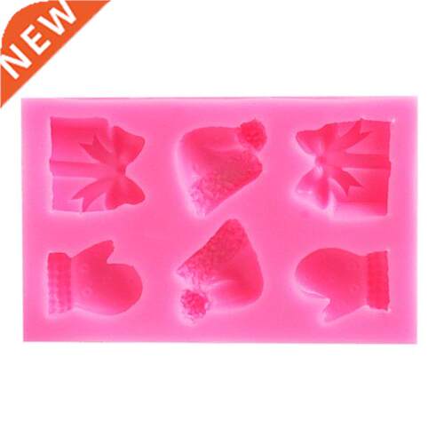 Silicone Material Christmas Present Boxes Shaped Design Fond