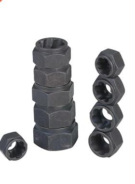 11Pcs Impact Bolt Nut Remover Set Nut Extractor Twist Socket