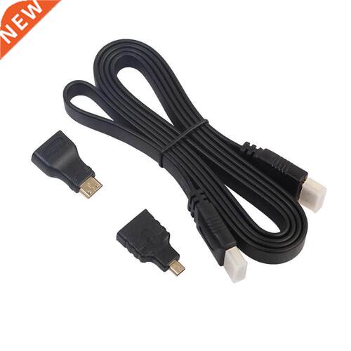 1080P HDMI Cable And HDMI To Mini/Micro Adapter Kit Set For