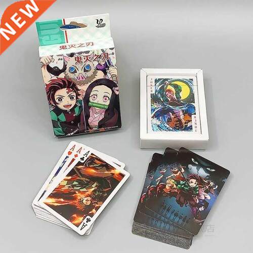 New Anime Demon Slayer Cosplay Playing Cards 54 Sheets Card