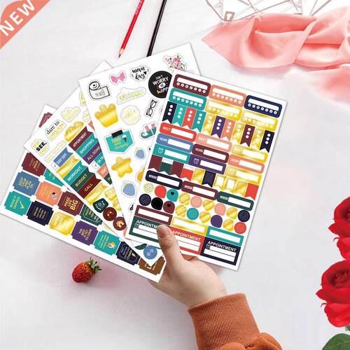 Planner sticker for et journal diary assessary stick4pcs