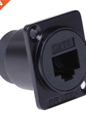 D-type Module RJ45 Socket Cable Female Signal Connector Cat6
