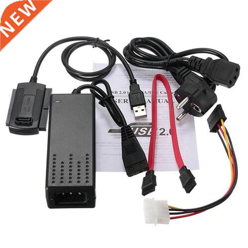 SATA/PATA/IDE to USB 2.0 Adapter Converter Cables Multifunct