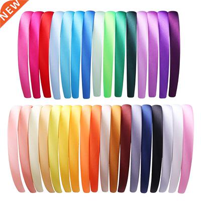 1.5/2cm Plain Headbands Satin Craft Headband DIY Wholesale H