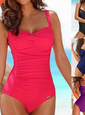 SEASHY One Piece Plus Size Swimsuit Women Slimming Swimwear