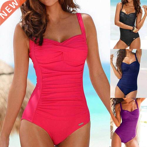 SEASHY One Piece Plus Size Swimsuit Women Slimming Swimwear