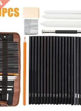 0pcs Drawing Beginner Sketch Set Charcoal Pencil Art Painti