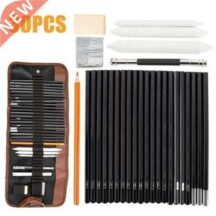 0pcs Drawing Beginner Sketch Set Charcoal Pencil Art Painti