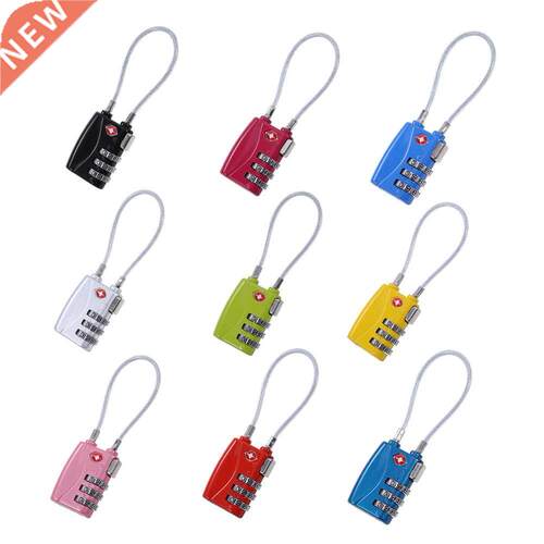 Resettable 3 Digit Combination Lock Travel Suitcase Luggage