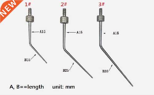 3--5pcs M2.5, Dial gauge probe, needle tip probe for dial