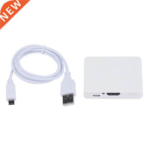 1 To 2 1080P 1x2 Port HDMI Splitter Amplifier Repeater Adapt
