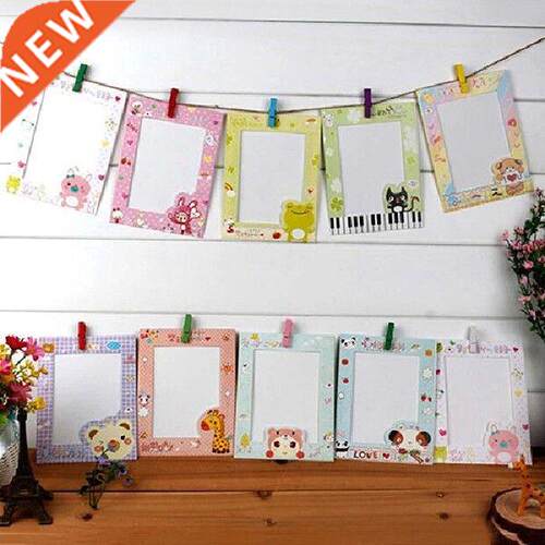 9Pcs 6 nch Paper Photo Frames  Wall Hangng Photo Frame