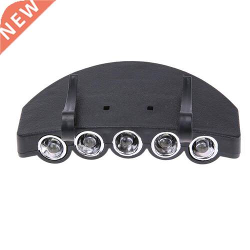 5 LED ClipOn Clip Hat Cap Lamp Caplight Fishing Light Campin