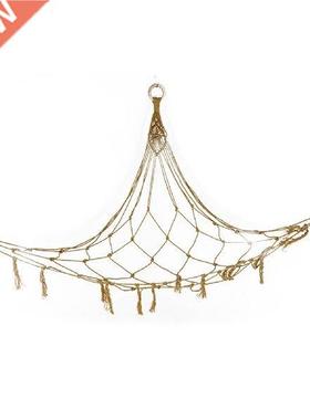 Toy Hammock Net Hand-woven Cotton Rope Toy Storage Bag Toy