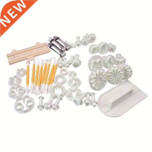 46pcs/lot Baking Cake DIY Mold Fondant Cutters Molds