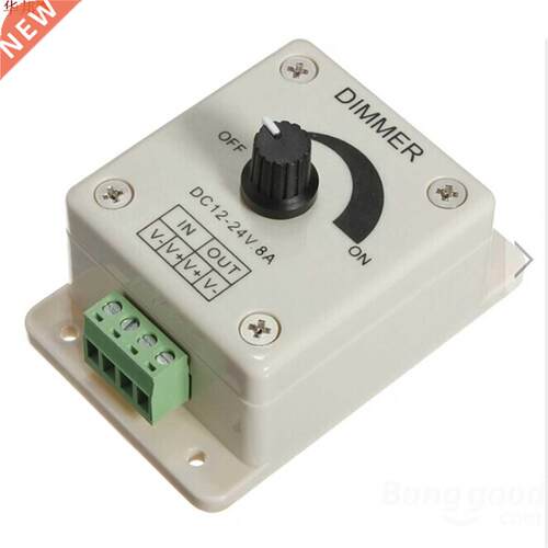 DC 12-24V 8A Adjustable Dimmer Switch Control For Single Col