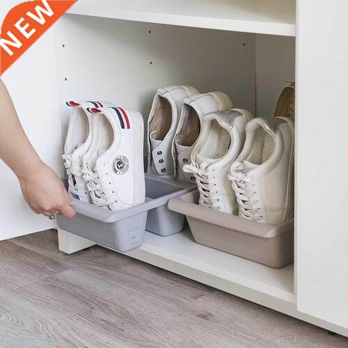 Simple modern Nordic style vertical economy slippers rack sp