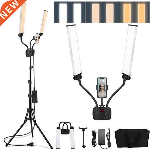 Double Arms LED Fill Light Photo Studio Long Strips LED Ring