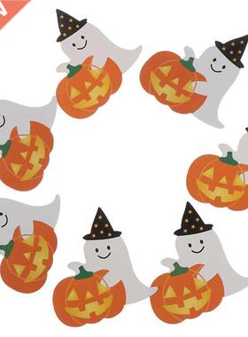 50pcs/lot DIY Hlloween Gift Cndy Decortions Cute Ghost Pu