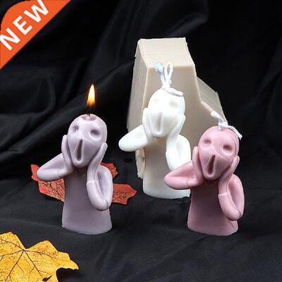 D Specter Silicone Mold  Epoxy Resin Candle Mold