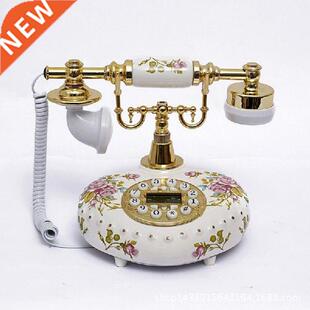 Corded Old Fashion Landline Phone, Caller ID, Button Dial,