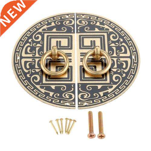 1Pair 11cm 14cm Chinese Antique Furniture Handle Copper Fitt