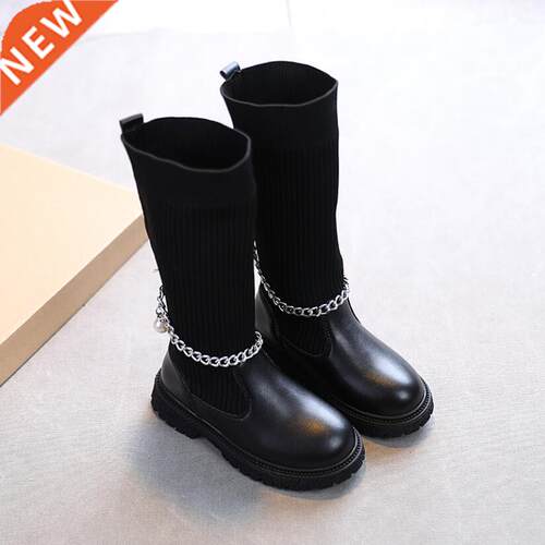 Girls Fashion Boots Leather Sport Shoes For Girls Children W