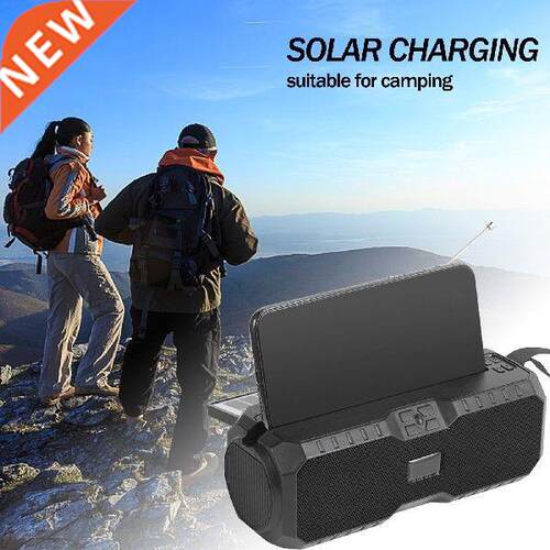 Portale Wireless Speaker Solar Radio lue-tooth Speaker