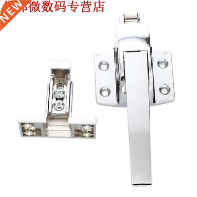 2X SilverToneStainless Staal Lente Geladen Lopen In Vriezer