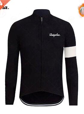 NEW 2021 black new Team Winter Thermal Fleece Cycling Long J