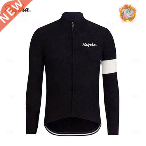 NEW 2021 black new Team Winter Thermal Fleece Cycling Long J