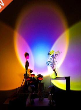 Sunset Atmosphere Lamp Rainbow Led Night Light USB Sunset