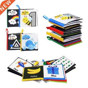 Montessori Baby Cloth Books Soft Rustle Sound Baby Quiet Boo