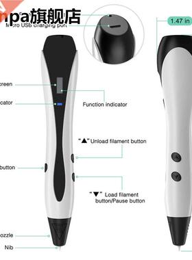 D Pen For Kids Adults,Best Drawing Doodler D Printing Pen