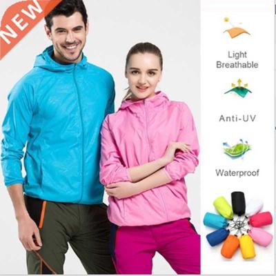 Men Women Quick Dry Hiking Jackets 2020 New Waterproof Sun-P
