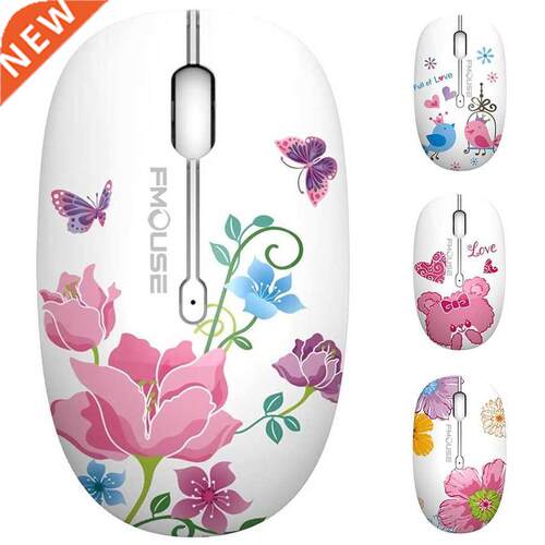 M101 Wireless Mouse 2.4G Cute Silent Optical Cartoon Compute
