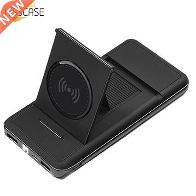 Power Bank 20000mAh Fast Wireless Charger Phone Holder Stan