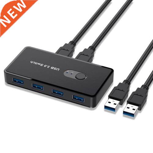 USB3.0 Switcher, Splitter Printer Sharing Device 4-Port USB