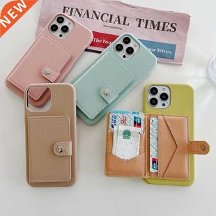 Leather Flip Wallet Case For iPhone 13 Pro Max 12 Pro Max 11