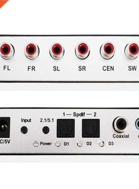 Digital 5.1 EU Audio Decoder Dolby Dts/Ac- Optical To 5.1-C