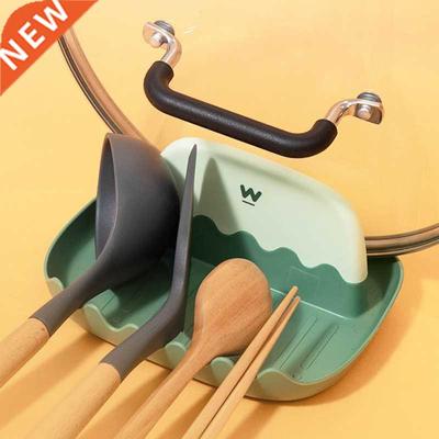 Household Kitchen Countertop Rack Spatula Pot Cover Lid