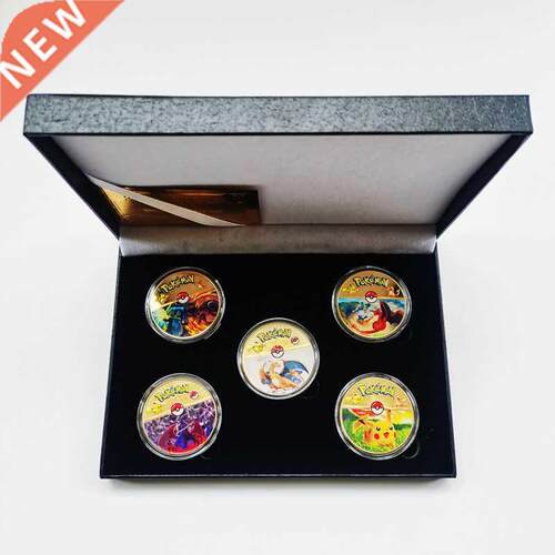 Charming Pokemon Commemorative Coin Kawaii Pikachu Patterns