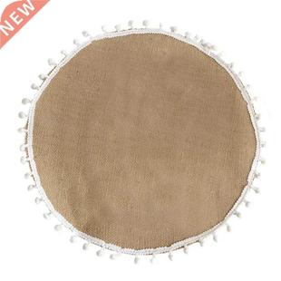 Woven Coaster Handmade Macrame Coasters Round Boho Table