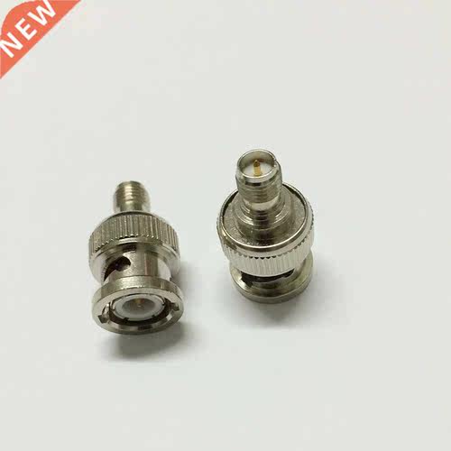 2 Pcs RF Adapter RP SMA Female to BNC Male Nickel Plated Coa